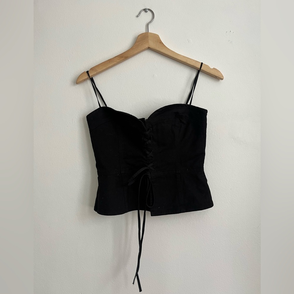 Aritzia black corset